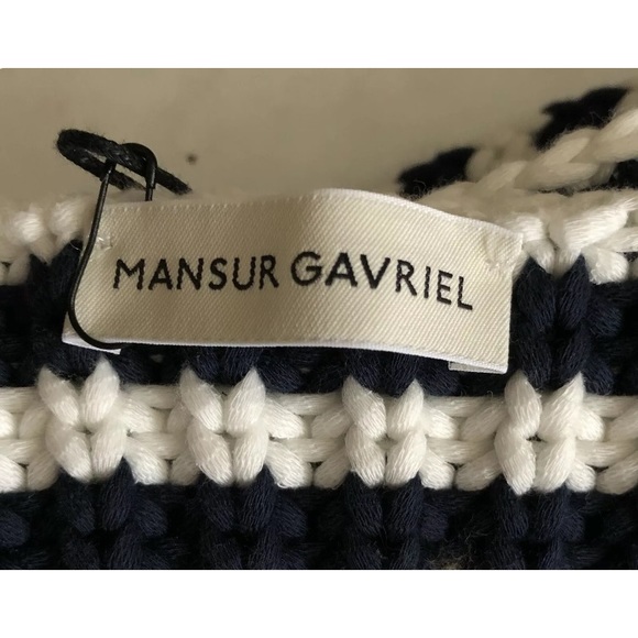 HP🥇NWT Mansur Gavriel knit sweater pullover knit - Picture 8 of 8
